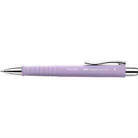 Faber-Castell Druckkugelschreiber Poly Ball XB, XB-Mine, sweet lilac