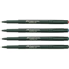 FABER-CASTELL Finepen Document, 0,4 mm, rot, 10 St.