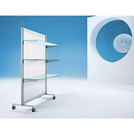 Fachboden ESG Glas satiniert inklusiv Träger