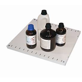 Image of Fachboden Standard für asecos Chemikalienschränke der CS und CX Serie, Stahlblech, B 474 x T 491 x H 30 mm, bis 50 kg