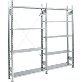 Fachbodenregal FBR 2200, Anbauregal, 1315 x 300 mm, 5 Böden