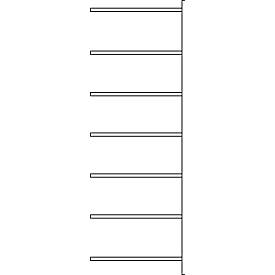 Fachbodenregal SSI Schäfer R3000, Anbauregal, B 1025 x T 600 mm, Fachlast 200 kg