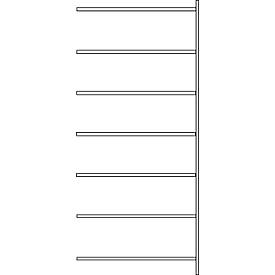 Fachbodenregal SSI Schäfer R3000, Anbauregal, B 1315 x T 500 mm, Fachlast 150 kg