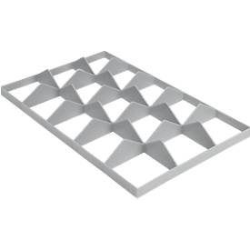 Fachwerkeinsatz FW 1191-1 unten, PE-HD, grau