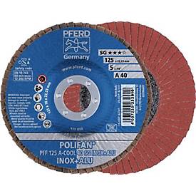 Fächerscheibe POLIFAN A-COOL SG INOX+ALU D.125mm K.A-40, 10 Stück