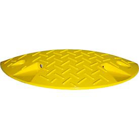 Fahrbahnschwelle, Endteil <20 km/h, gelb