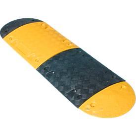 Fahrbahnschwelle, Endteil <20 km/h, gelb