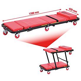 Fahrbare Liege und Klappsitz, 1200x420mm