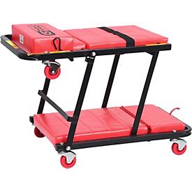 Fahrbare Liege und Klappsitz, 1200x420mm