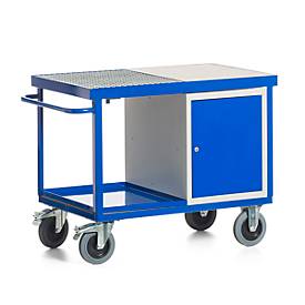 Fahrbarer Umwelt-Montagewagen mit Stahlschrank