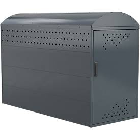 Fahrradgarage BikeBox 1 B mit Bogendach