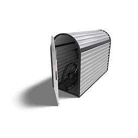 Fahrradgarage BikeBox, Stahlblech-Konstruktion