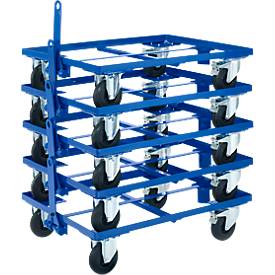 Fahrrahmen für Eurokästen, 810 x 610 mm bis 250 kg