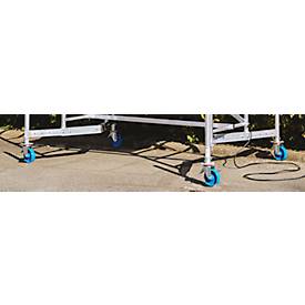Fahrrollen Satz für Arbeitsgerüst Krause ClimTec, Ø 125 mm