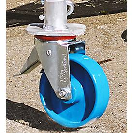 Fahrrollen Satz für Arbeitsgerüst Krause ClimTec, Ø 125 mm