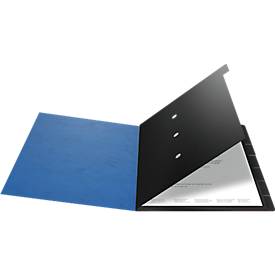 FALKEN Dokumentenmappe, DIN A4, Gummizugverschluss, Karton, 12 Fächer, blau