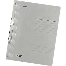FALKEN Einhakhefter, DIN A4, ganzer Deckel, 1 Stück, grau