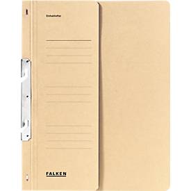 FALKEN Einhakhefter, DIN A4, halber Deckel, 1 Stück, chamois