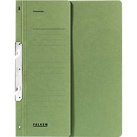 FALKEN Einhakhefter, DIN A4, halber Deckel, 1 Stück, grün