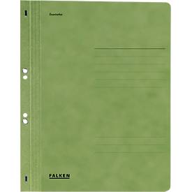 Falken Ösenhefter, DIN A4, ganzer Deckel, 1 Stück, grün