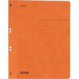 Falken Ösenhefter, DIN A4, ganzer Deckel, 1 Stück, orange