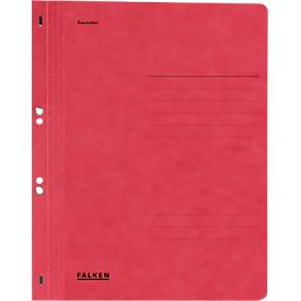 Falken Ösenhefter, DIN A4, ganzer Deckel, 1 Stück, rot