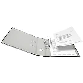 Falken PP-Color Ordner, DIN A4, Rückenbreite 80 mm, 1 Stück, schwarz