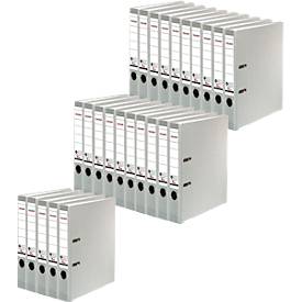 FALKEN Recycolor Ordner, DIN A4, Rückenbreite 50 mm, 25 Stück, grau