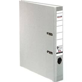 FALKEN Recycolor Ordner, DIN A4, Rückenbreite 50 mm, grau
