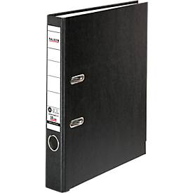 FALKEN Recycolor Ordner, DIN A4, Rückenbreite 50 mm, schwarz