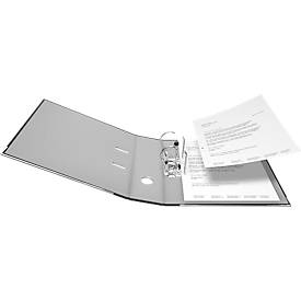 FALKEN Recycolor Ordner, DIN A4, Rückenbreite 80 mm, 20 Stück, schwarz