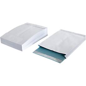 Faltenversandtasche mit Klotzboden und Haftklebung, C4, 100 Stück