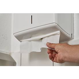 Falthandtücher, 2-lagig, weiß, 3200 Blatt