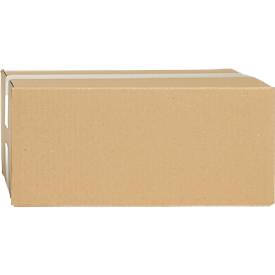 Faltkarton aus Wellpappe, 1-wellig, 270 x 140 x 170 mm