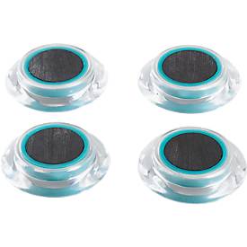 Farb-Design-Magnete, 4 St., blau