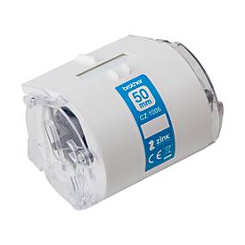 Farb-Etikettenrollen f. Brother VC-500W, selbstklebend, L 5000 mm x B 50 mm