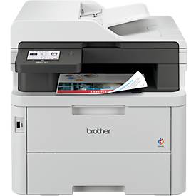 Farblaser Multifunktionsdrucker Brother MFC-L3760CDW, 4 in 1, USB/LAN/WLAN, Auto-Duplex, bis A4, inkl. Toner