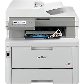 Farblaser Multifunktionsdrucker Brother MFC-L8340CDW, 4 in 1, USB/WLAN, Auto-Duplex/Mobildruck, bis A4, inkl. Toner