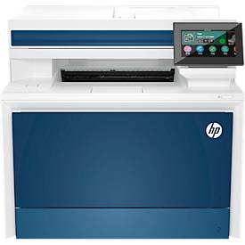Farblaser-Multifunktionsdrucker HP Color LaserJet Pro MFP 4302dw, 3-in-1, USB/LAN/WLAN, Auto-Duplex, Mobildruck, bis A4, inkl. 4 Tonerkartuschen