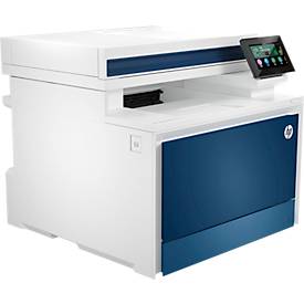 Farblaser-Multifunktionsdrucker HP Color LaserJet Pro MFP 4302dw, 3-in-1, USB/LAN/WLAN, Auto-Duplex, Mobildruck, bis A4, inkl. 4 Tonerkartuschen