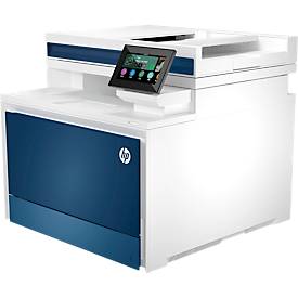 Farblaser-Multifunktionsdrucker HP Color LaserJet Pro MFP 4302fdw, 4-in-1, USB/LAN/WLAN, Auto-Duplex, Mobildruck, bis A4, inkl. 4 Tonerkartuschen
