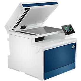 Farblaser-Multifunktionsdrucker HP Color LaserJet Pro MFP 4302fdw, 4-in-1, USB/LAN/WLAN, Auto-Duplex, Mobildruck, bis A4, inkl. 4 Tonerkartuschen