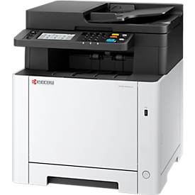 Farblaser-Multifunktionsdrucker KYOCERA ECOSYS MA2600cwfx, 4-in-1, Duplex/Mobildruck, 26 Seiten/Min., USB/LAN/WLAN/Micro-SD, bis A4, inkl. CMYK-Toner