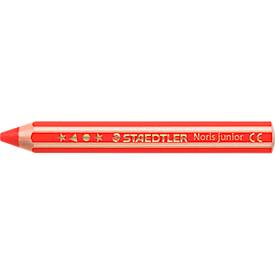 Farbstift Staedtler Noris junior, 3 in 1, Kartonetui, 6 sortierte Farben + Spitzer