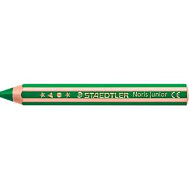 Farbstift Staedtler Noris junior, 3 in 1, Kartonetui, 6 sortierte Farben + Spitzer