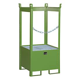 Fass-Stapelpalette Bauer FSP-1, seitlich offen, Kap. 1 x 200 l Fass, div. Varianten