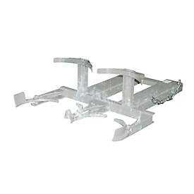 Fassheber BAUER FH-II, Stahl, 600 kg Tragkraft, für 120 l Fässer, B 980 x T 1330 x H 385 mm, verzinkt