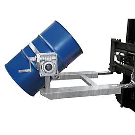 Fasskipper BAUER FD-HK mit Kurbel, Stahl, B 1000 x T 1245 x H 540 mm, versch. Farben