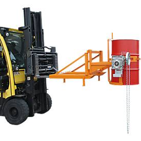 Fasskipper Bauer Typ FD/L, für 110 bis 220 l Fässer, 360 kg Tragkraft, versch. Ausführungen