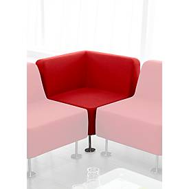 Fauteuil d'angle Wall In, rouge